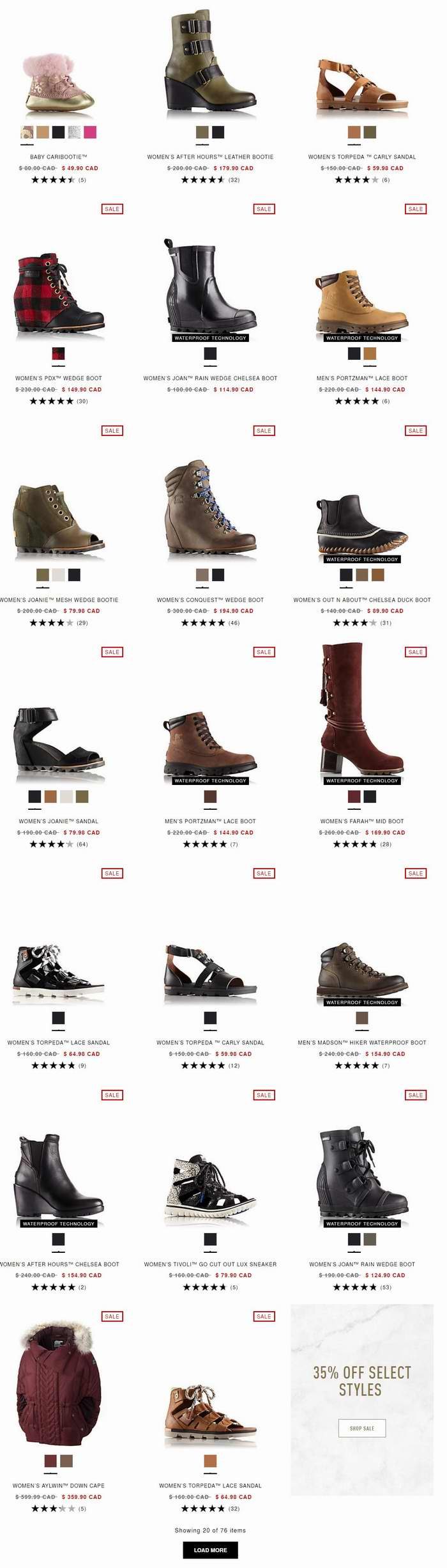 Sorel 精选成人儿童雪地靴、皮靴、羽绒服 6.5折起特卖！