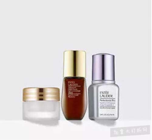  Estee Lauder 雅诗兰黛 超值护肤套装新款加入+满50加元送3个豪华中样+1小样+免邮！