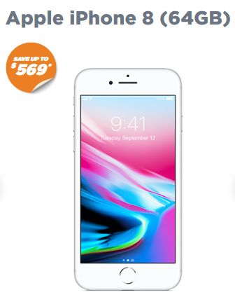  Freedom 签订2年65元/月计划，送iPhone 8智能手机！