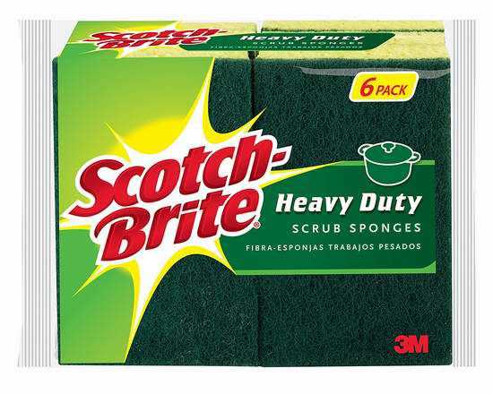  历史新低！3M Scotch-Brite 强效海绵百洁布6片装 5.34加元！