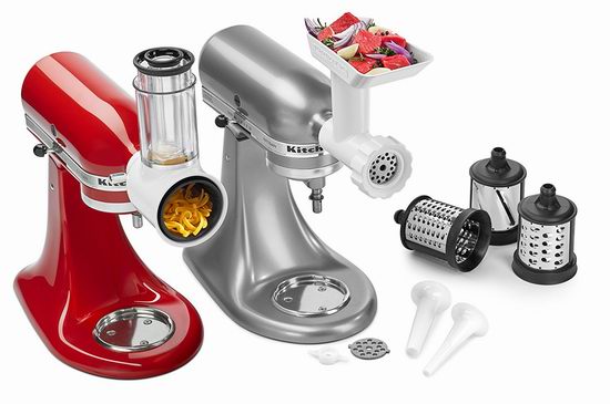  近史低价！KitchenAid KSMGSSA 搅拌器附件套装 159.72加元，原价 229.99加元，包邮