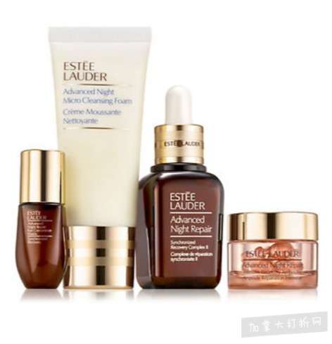  ESTEE LAUDER 雅诗兰黛超值小棕瓶套装 价值115加元仅售90加元，满60加元送价值125加元7件套大礼包！满75加元再送3件豪华样品！满125加元再送价值40加元正装面霜！HBC卡用户满100加元立省20加元！