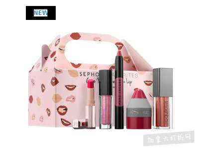  5支人气彩妆品牌的口红！2018新Sephora FavoritesGive Me Some 唇膏套装 33加元