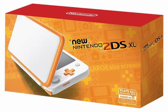  历史新低！新版 New Nintendo 任天堂 2DS XL 橘色掌上游戏机 178.13加元包邮！