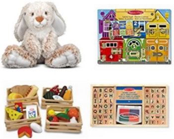  金盒头条：精选16款 Melissa & Doug 天然实木儿童玩具、益智玩具5.3折起特卖！售价低至8.31加元！