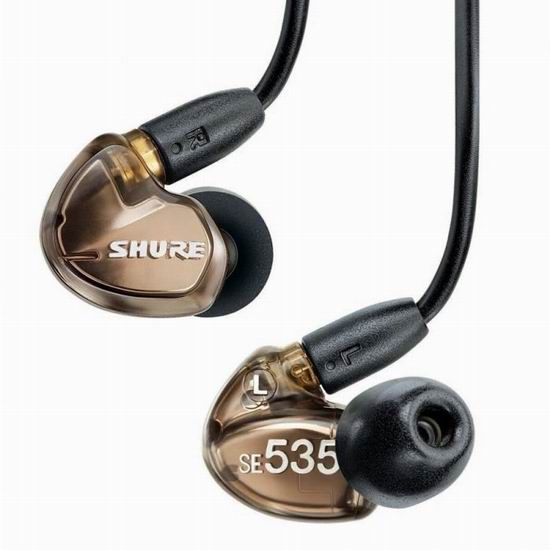  Shure SE535-V  专业监听级 入耳式隔噪耳机6.1折 424.75加元包邮！