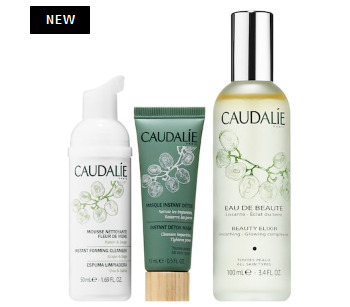  Caudalie 欧缇丽皇后水+排毒面膜+葡萄洁颜摩丝套装 59加元+送10件套小样，价值79加元，包邮