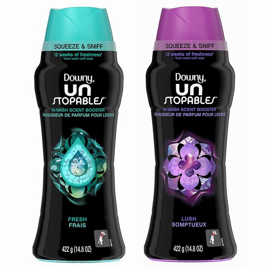  历史新低！Downy Unstopable In-wash 洗衣增香剂（422克）4.5折 5.84加元！2款可选！