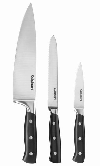  历史新低！CUISINART Classic Triple Rivet 不锈钢专业厨房刀具3件套3.5折 17.66加元清仓！