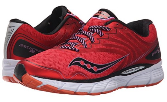  Saucony Breakthru 2 女式跑步鞋（6.5码）4.5折 63.59加元清仓！