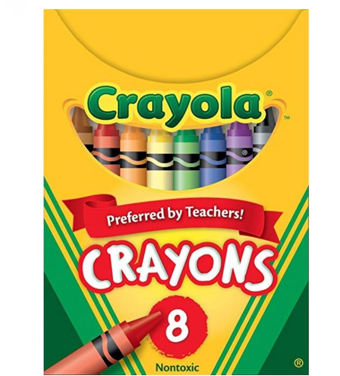  Crayola 蜡笔8支装3.2折 0.99加元！