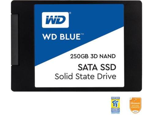  手慢无！WD 西部数据 Blue 3D NAND 250GB PC SSD 固态硬盘 67.99加元包邮！