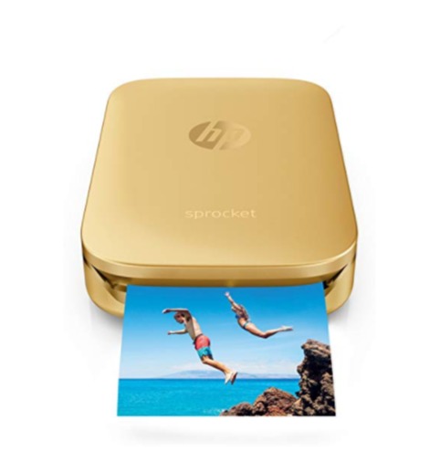  撩妹神器！ HP Sprocket 便携式自拍伴侣 口袋照片打印机 金色款119.99加元特卖！