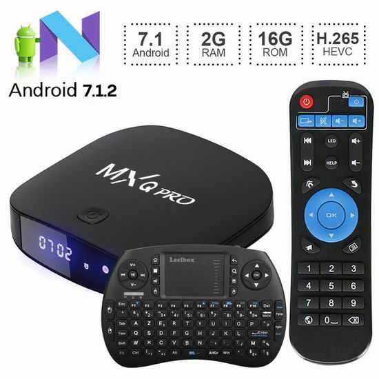  kingbox MXQ Pro 双频WiFi 网络电视机顶盒（2GB/16GB）+无线迷你键盘 59.49加元限量特卖并包邮！