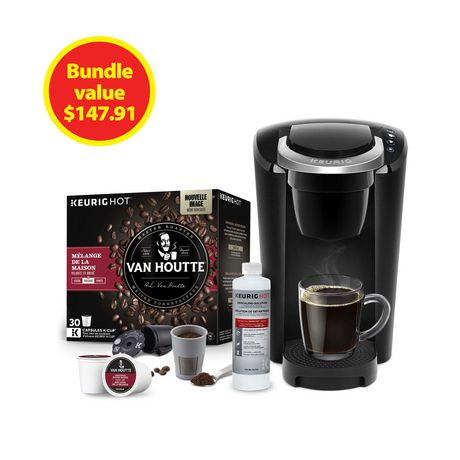  历史新低！Keurig K35 紧凑型胶囊咖啡机+30胶囊+通用咖啡过滤器+除垢液超值装5.3折 78加元清仓并包邮！