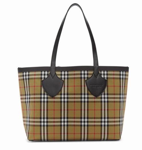  Burberry Reversible Check经典双面格子Tote包 1030加元，原价 1450加元，包邮