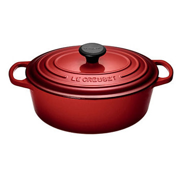  LE CREUSET 4.1L Oval 椭圆形酷彩铸铁珐琅锅 159.99加元，原价 500加元，包邮