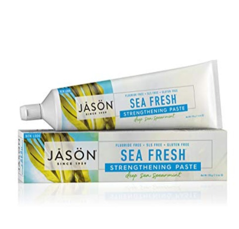  Jason Sea Fresh 海洋新鲜感 抗牙斑加强牙膏（170克） 5.16加元+包邮！