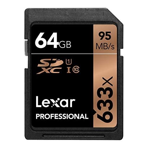  历史新低！Lexar 雷克沙 Professional 633x SDHC/SDXC UHS-I 64GB 存储卡4.2折 24.99加元！