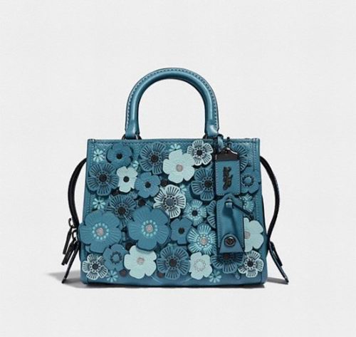  COACH 1941 茶玫瑰嵌花ROGUE 25手袋 720加元（4色），原价 1200加元，包邮