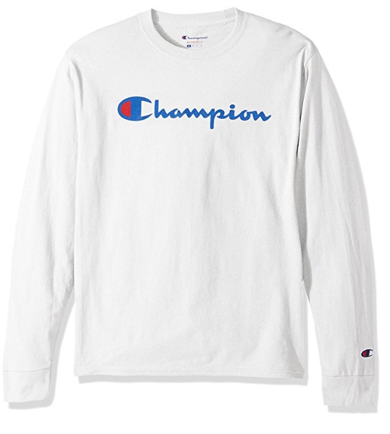  Champion Cotton 男式纯棉长袖T恤 20.34加元！5色可选！