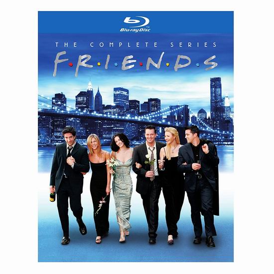  《Friends 老友记》蓝光影碟版4.6折 92.99加元包邮！DVD版89.99加元！攻克英语必看美剧！