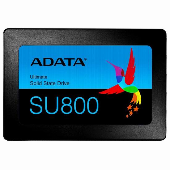  历史新低！ADATA SU800 3D-NAND 2.5寸 2TB超大容量 固态硬盘4.5折 349.99加元包邮！