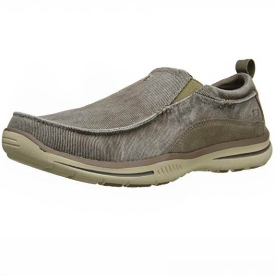  白菜价！Skechers 斯凯奇 Relaxed Fit 男式一脚蹬 帆布休闲鞋（6.5-8.5码）3折 25.35加元！2色可选！