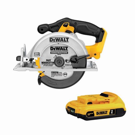  历史新低！DEWALT 得伟 DCS391B 20伏 充电式圆锯 129加元包邮！送价值108加元锂电池！