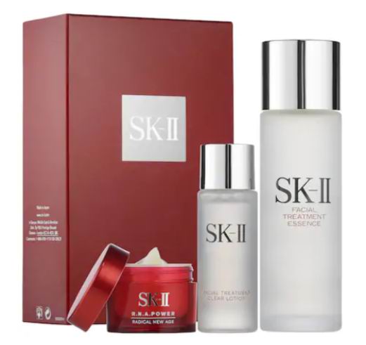  SK-II 神仙水75毫升+嫩肤清莹露+大红瓶套装 149加元！