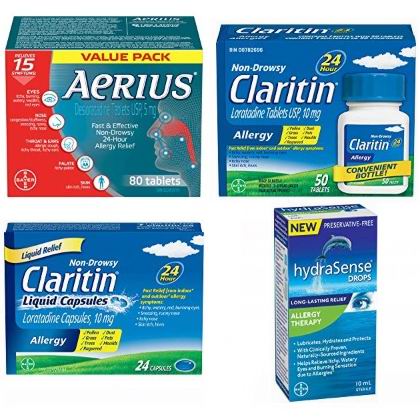  金盒头条：精选 Claritin、Aerius、hydraSense 等品牌抗过敏药6折起！