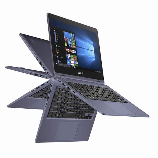  金盒头条：历史新低！Asus 华硕 R518UA-DH51T VivoBook Flip 11.6英寸 超轻薄 触摸屏 二合一变形笔记本电脑（4GB, 64GB eMMC） 359.99加元包邮！