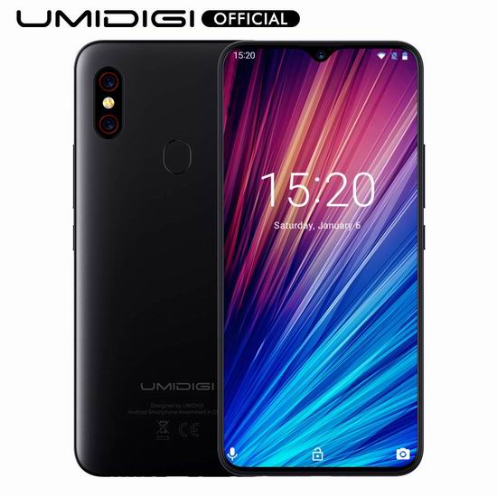 UMIDIGI 优米F1 Play 6.3英寸水滴屏双卡双待解锁版智能手机（6GB+64GB