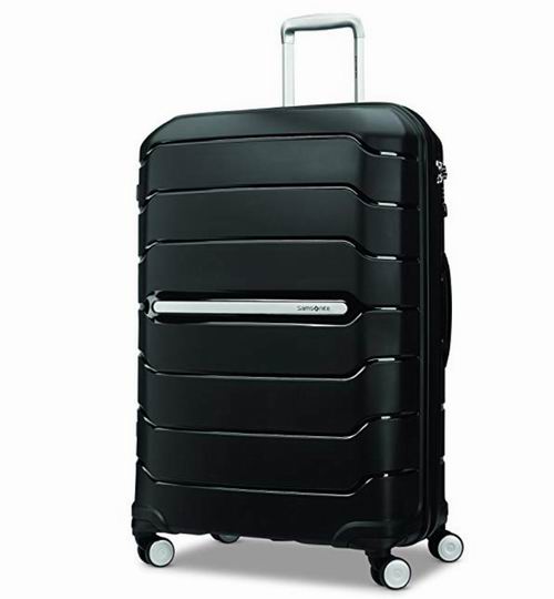  Samsonite 88384-1041 Freeform  黑色大号拉杆箱 137.18加元，原价 700加元，包邮