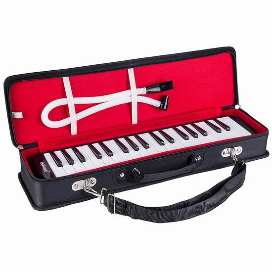  Mugig Melodica 37键口风琴 35.99加元包邮！吹弹两用，启发孩子音乐天赋！