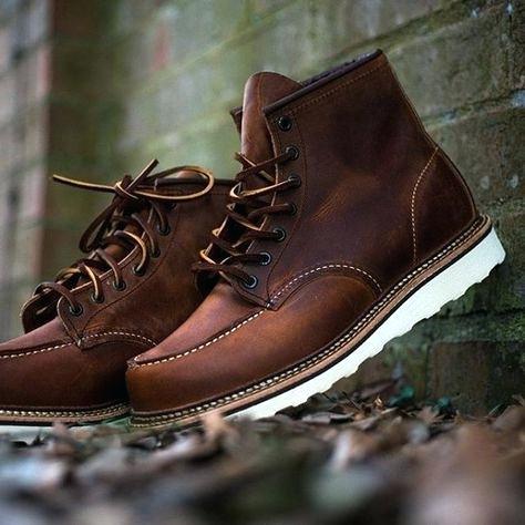  被誉为“靴中之王”！Red Wing Heritage Moc 6英寸高帮靴 243.6加元（8.5码），原价 380加元，包邮