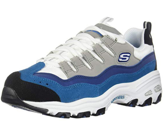  Skechers D'Lites-Sure 女士熊猫鞋 41.2加元（5.5码），原价 90.48加元，包邮