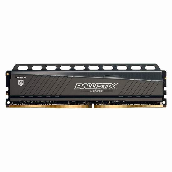  历史新低！Ballistix 铂胜 Tactical 4GB DDR4 2666 MT/S DIMM 288-Pin 内存条 18.91加元！