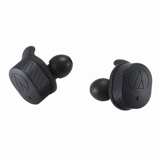  超级白菜！历史新低！Audio-Technica 铁三角 ATH-SPORT7TWBK 真无线 蓝牙耳机1.6折 49.97加元包邮！