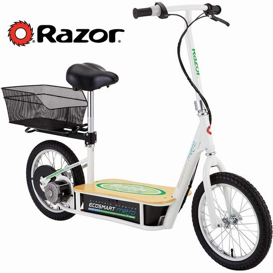  历史新低！Razor 13114501 EcoSmart Metro 电动滑板车5.7折 566.92加元包邮！