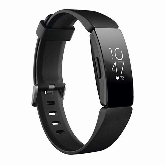  历史最低价！Fitbit Inspire Hr 智能心率手环6.9折 89.95加元包邮！2色可选！另有Fitbit Inspire智能手环69.95加元！