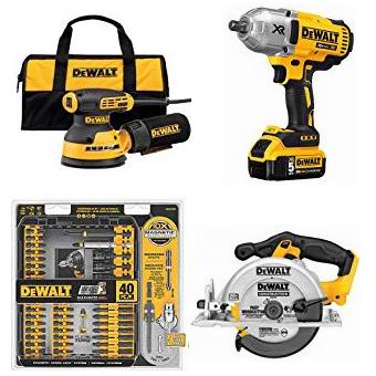  金盒头条：精选 DeWALT 得伟 电动工具及相关配件4.6折起！