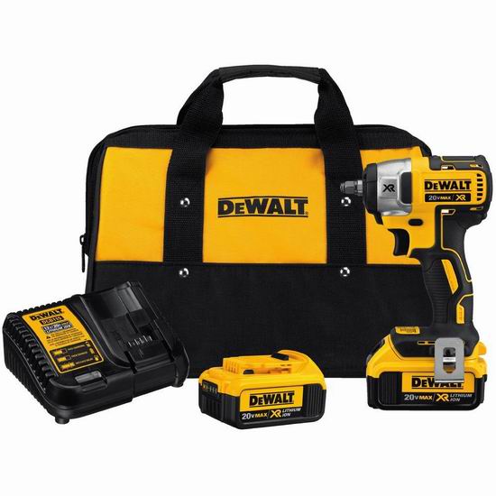  历史新低！DEWALT 得伟 DCF890M2 20V MAX XR 冲击扳手6.7折 259.99加元包邮！