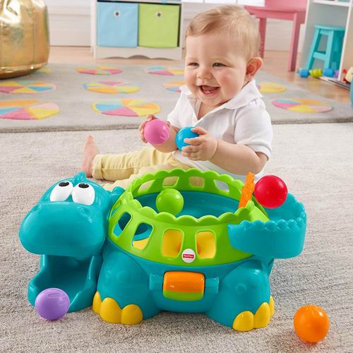  Fisher-Price Go Baby Go 波波球恐龙玩具 25.02加元，原价 35.39加元