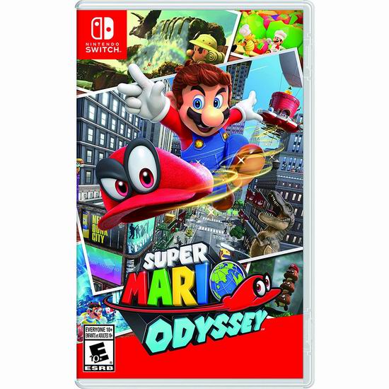  历史最低价！《Super Mario Odyssey 超级马里奥：奥德赛》任天堂Switch版6.2折 49.99加元包邮！