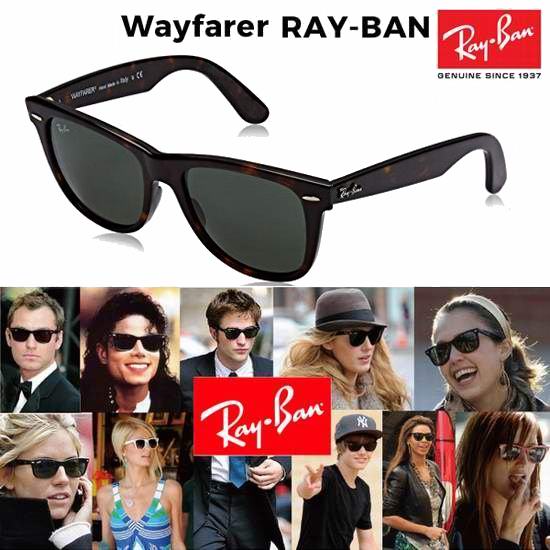  历史新低！明星同款 Ray-Ban 雷朋 RB2140 Original Wayfarer 徒步旅行者系列 52mm 时尚太阳镜4.8折 94.04加元包邮！