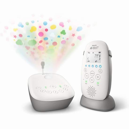  历史新低！Philips 飞利浦 Avent 新安怡 SCD730/86 繁星投影 婴儿监护器6折 84加元包邮！