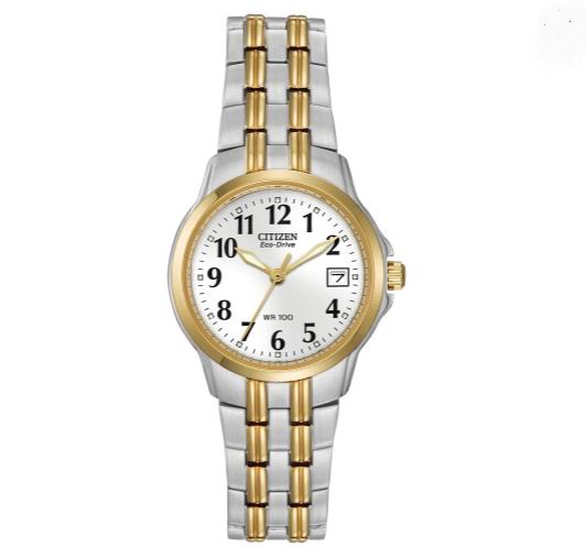  Citizen 西铁城 EW1544-53A 女式时尚光动能腕表6.5折  256.75加元（原价 395.49加元）