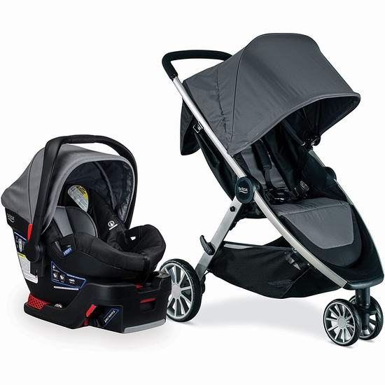  Britax 英国宝得适 B-Lively & B-Safe 35 成长型婴儿推车+提篮套装 482.57加元包邮！