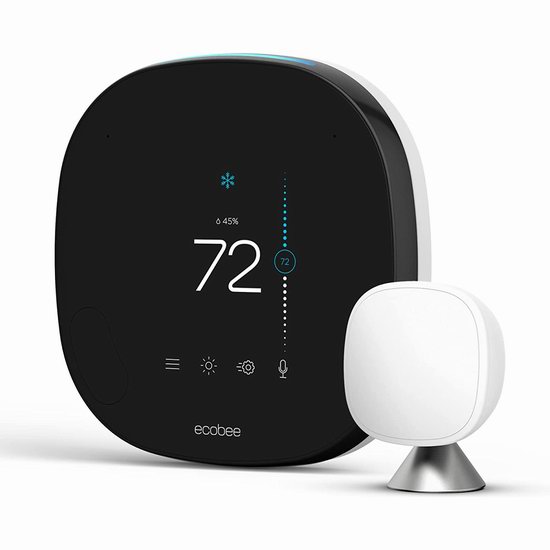  ecobee SmartThermostat 语音控制 智能恒温器6.9折 229.98加元包邮！